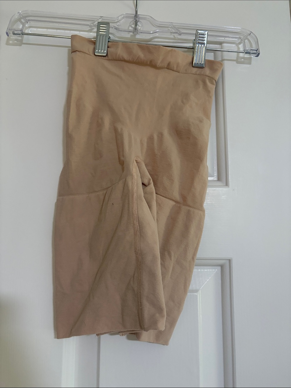 SPANX Nude Beige High-Waist Shaping Shorts